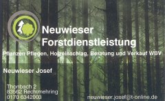 Gewerbe: Neuwieser Forstdienstleistung